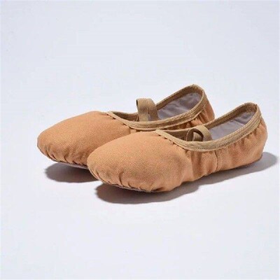 Soft Leather Ballet Shoes for Girls 34-40 Flat Sole Dance