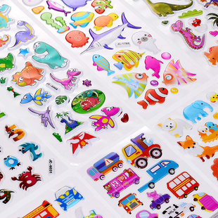 40 Sheets/lot Cartoon ers 3D Cartoons Characters Princess Ra