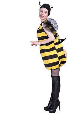 Eraspooky Halloween Yellow Bumble Bee Costume Adult Kids