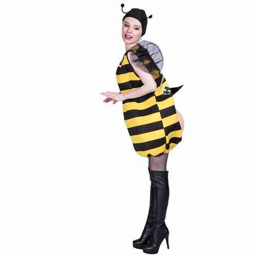 Eraspooky Halloween Yellow Bumble Bee Costume Adult Kids