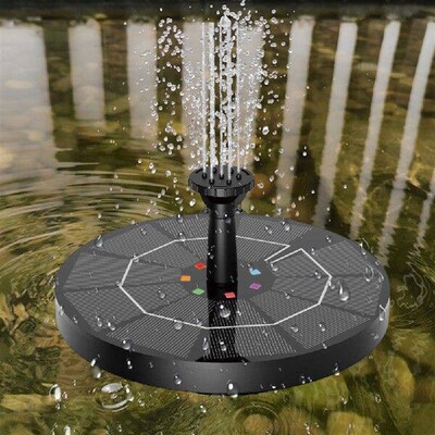 2.2W Solar Fountain Pump Lift 80CM Solar Powered Floating