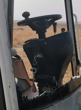 天宇重工932矮脚虎铲车玻璃前档后档左右上下门窗挡风钢化玻璃