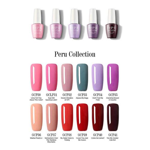 OPI 168 Colors 15mL UV LED Gel Nail Polish Nude Pink Red