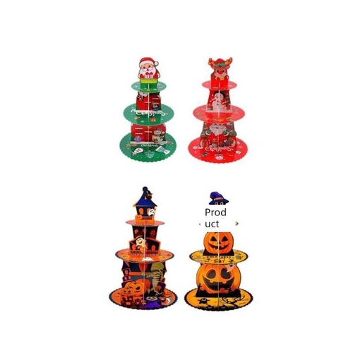 Halloween multi-layer cake stand Cake tray for party treats