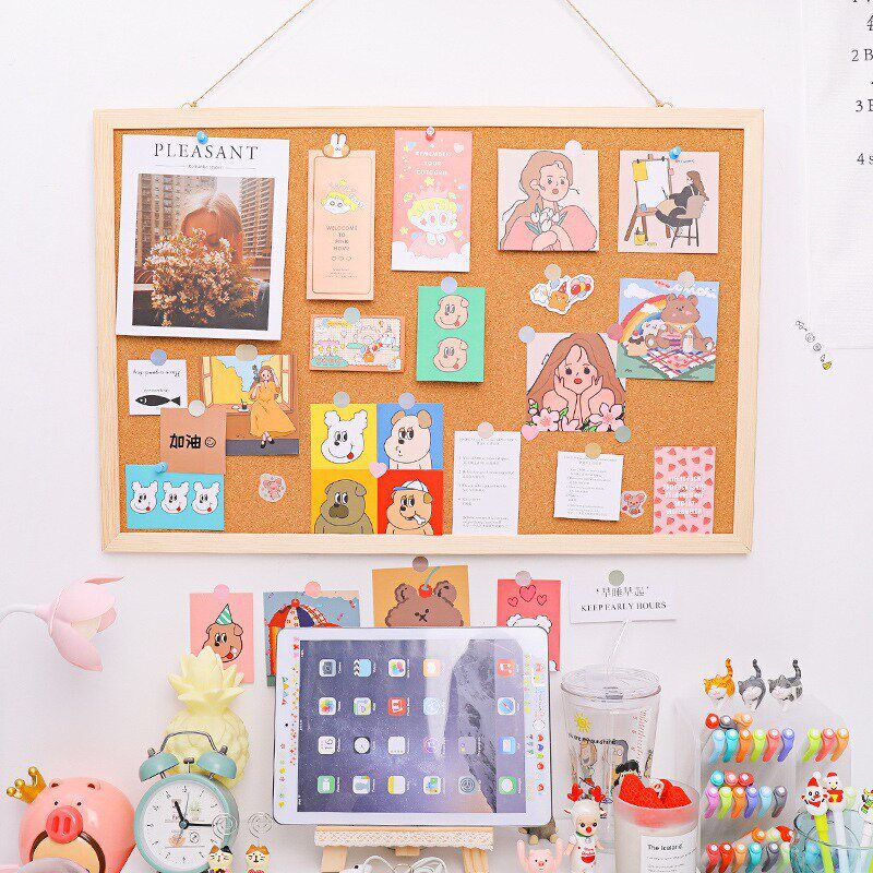 Office Teaching Cork Nail Board Decorative Board Wall