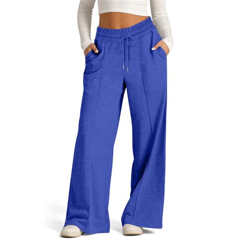 E-commerce 2025 Womens Tether Solid lor Waist Fashion Wide