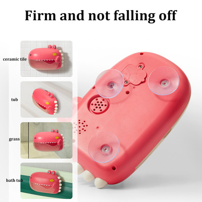 Baby Bath Toys Dinosaur Bubble Toy Bathtub Soap Machine