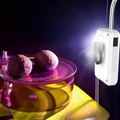 Mini Aquarium Air Pump with LED Light Portable Fishing