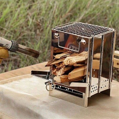 Detachable Barbecue Grill Portable Windproof Folding BBQ