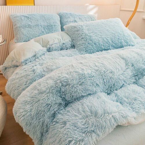 Winter Sheep Wool Blanket Thicker Comforter Quilts Soft Mach