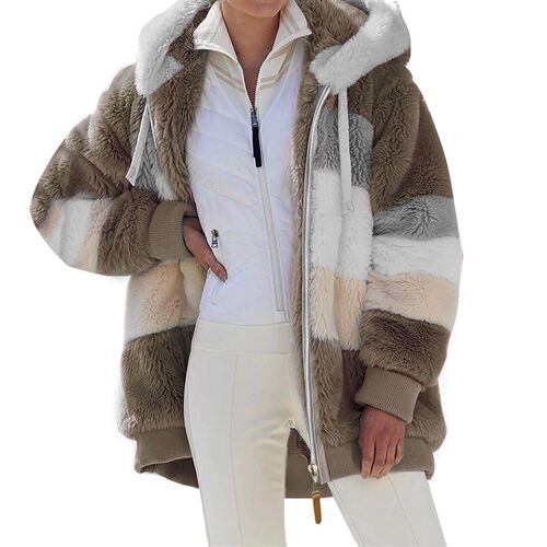 Winter Coat for Women Oversize Long Teddy Bear Coat Warm