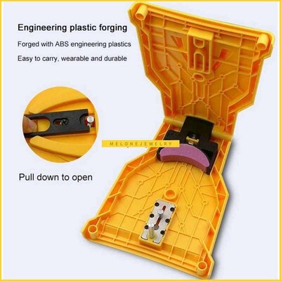 Chainsaw eeth Sharpener Portable Sharpen Chain Saw Bar-Mount