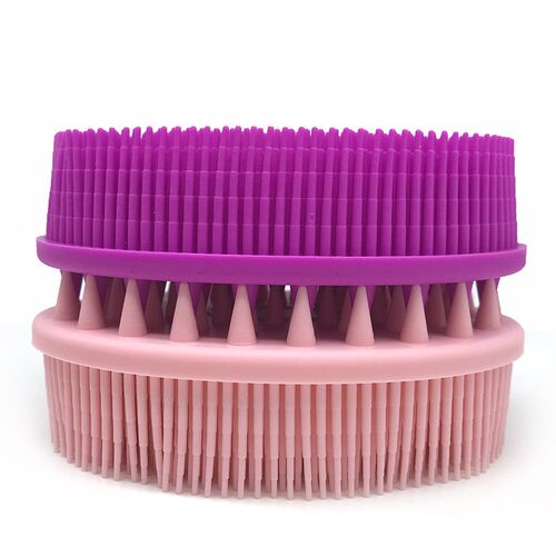 Soft Silicone Brush Wash Bath Shower Exfoliating Skin Fit