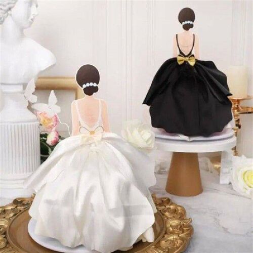1PC New Creative Happy Birthday Cake Toppers Back Silk