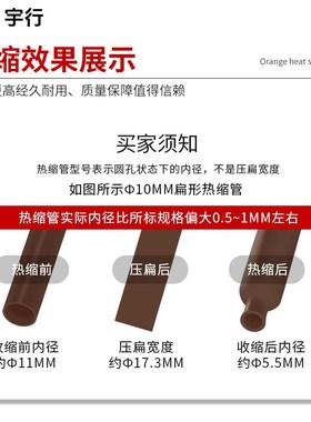 棕色 灰色热缩管绝缘管 热塑收宿管铁路专用 环保出口 3-0mm