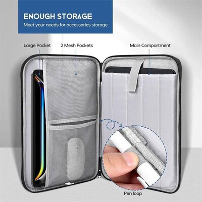 Portable Shockproof Handle Bag Laptop Sleeve Case for Macboo