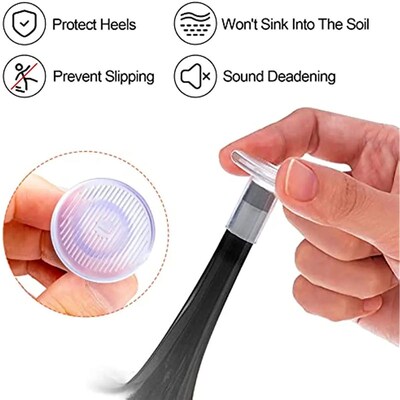 10pcs Heel Stopper Heel Protector Covers Antislip Silicone H