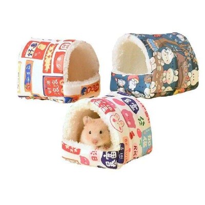 Soft Plush Hamster House Rabbit Squirrel Hut Comfortable