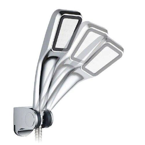Shower Head Holder Chrome Bathroom Wall Mount Adjustable