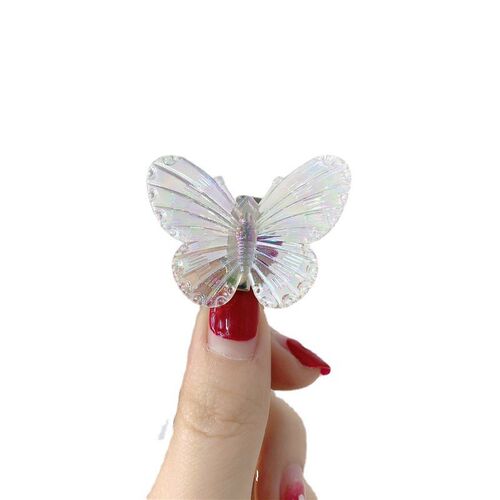 Colorful Butterfly Hairpin Back Head Crystal Clip Side Clip