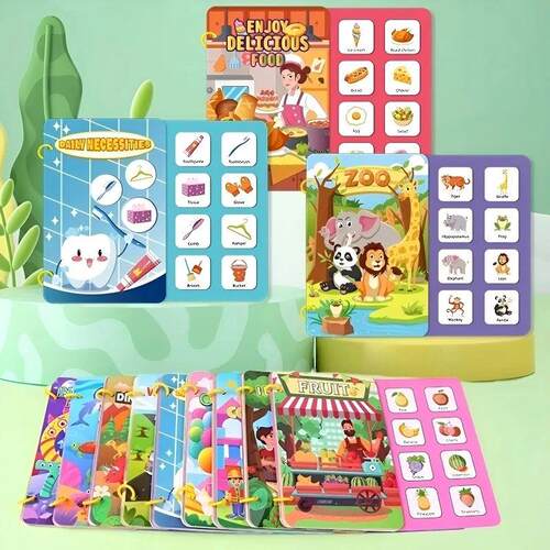 Children Early Education Quiet Busy Paste a Book Baby DIY Pu