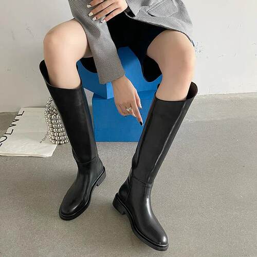 Women High Boots Western Female Shoes For Women 2023 Spring
