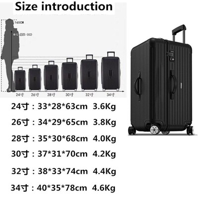 26/28/30/32/34 bigger luggage travel suitcase trolley bag