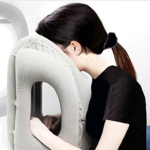 Inflatable Travel Sleeping Bag Portable Cushion Neck Pillow