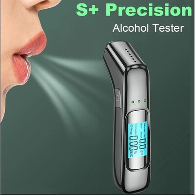 Portable Breathalyzer Professional Breath Alcohol Tester LCD