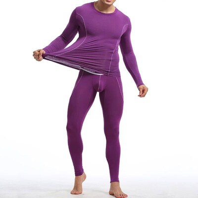 New Arrival Mens Long Johns Thermal Underwera Set Autumn Sl