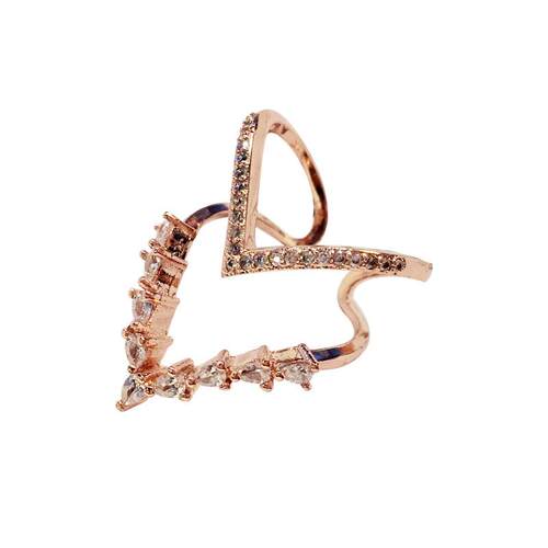 Personalized chic ring index finger adjustable cold tend tai