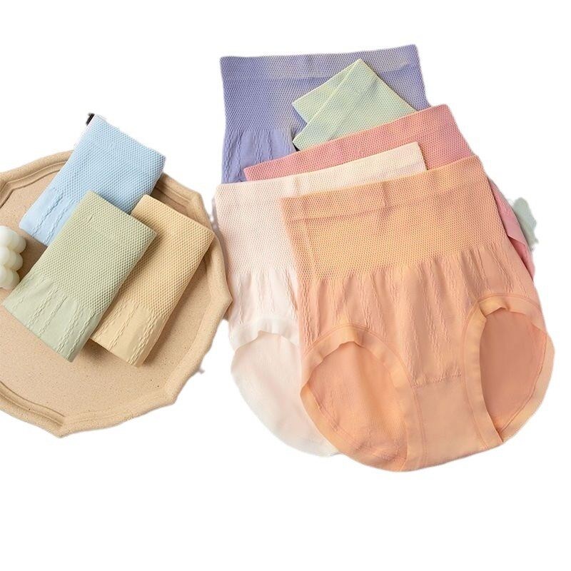 Five-pair High Waist Abdominal Pants Womens Hip Shaping Pan - 实物图