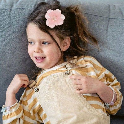 7 Pcs Cherry Blossom Hairpin Flower Clips for Girls