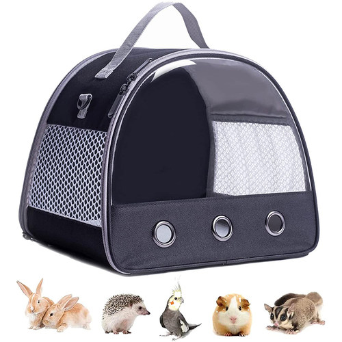Small Animal Carrier Bag African Hedgehog Hamster Turtle Tra