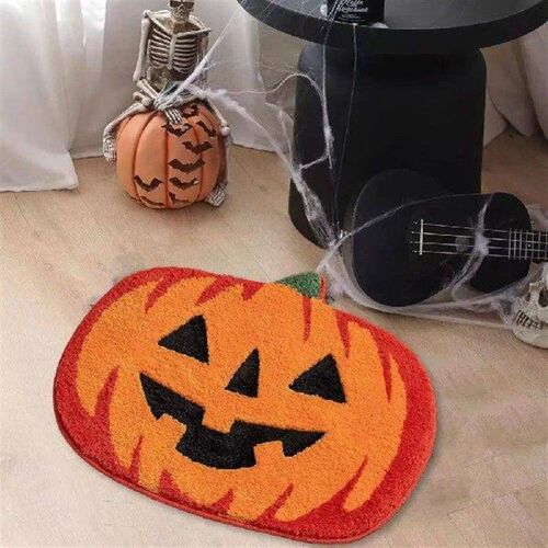 Moisture-absorbing Bath Mat Halloween Bathroom Rug Floor