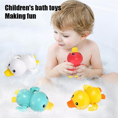 Bathroom Bath Shower Baby Clockwork Swimming Children Play W