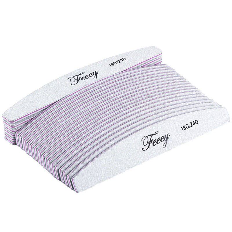 10Pcs/Lot Nail File Buffer Double Side Nail Files Buffer 80/图片