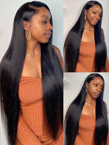 30 40 Inch Straight Lace Front Wig Brazilian 13x4 Lace Front
