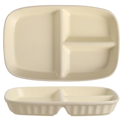 Japanese Ceramic Divided Plate for Children Breakfast Plates