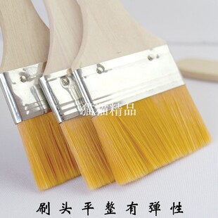 wooden acrylic oil brush paint painting 12pcs