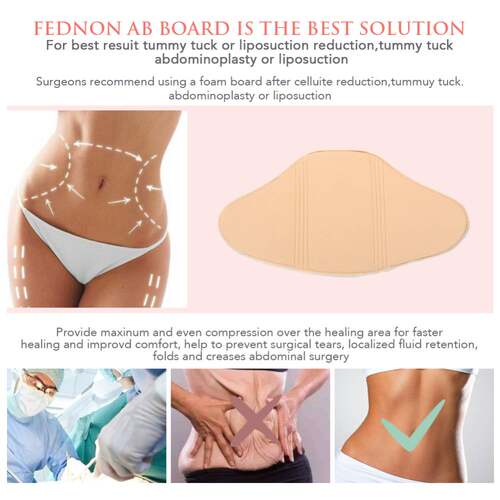 Women Solid Color Post Surgery Compression Board Liposuction