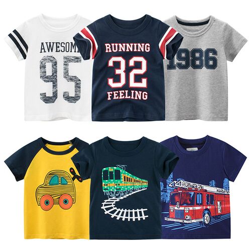 Baby Boys Shirts New Fashion Boys Summer Tshirts Kids Cartoo