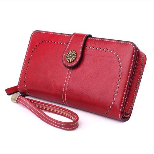 High Quality Women Wallet  Anti-theft Leather Wallets For Wo