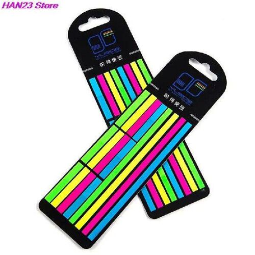 100/160/320PCS Color Stickers Transparent Fluorescent Index