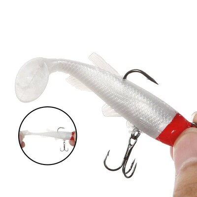 T Tail Soft Bait Soft Lures Silicone Bait 8.5cm 13g Goods fo