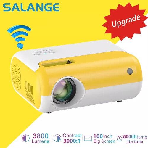 Mini Projector P80 Support 1080p 3800 Lumens Mini WiFi Proje