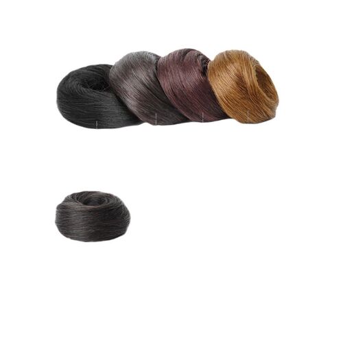 Hair Wig Bun Straight Hair Ring Natural Fluffy Lazy Hairstyl