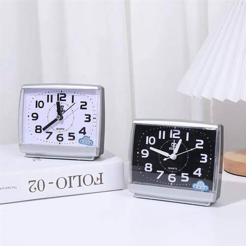Quartz Number Alarm Clock Bedside Table Home Decor Alarm Clo