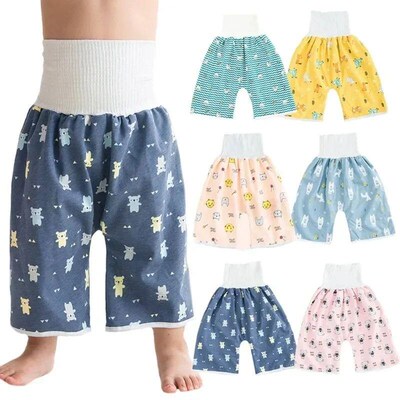 Baby Waterproof Diaper Pants Skirt for Potty Training Baby C
