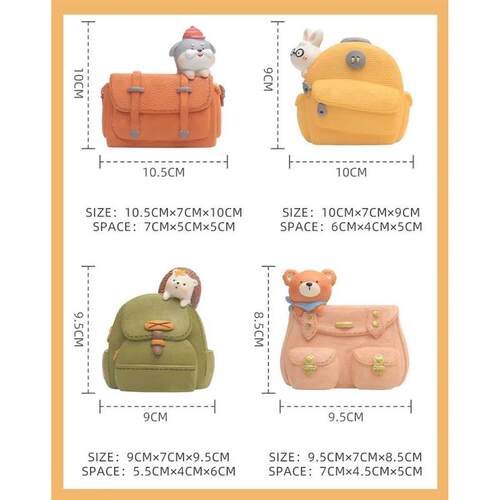 Cartoon Animals Flower Pot Garden Office Decoration